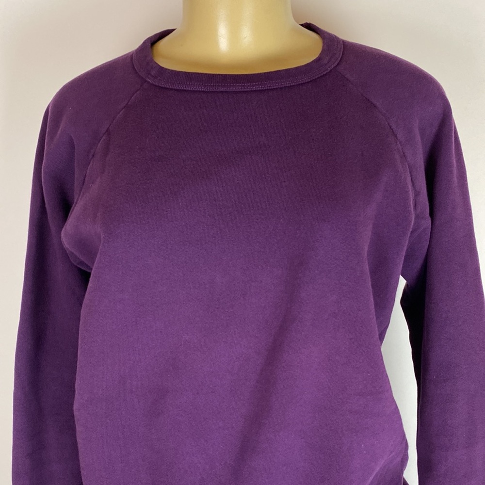 FREE CITY Sweatshirt Giant Open Hand Raglan in Purple women’s Size S - Picture 9 of 10